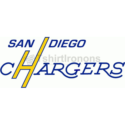 San Diego Chargers T-shirts Iron On Transfers N729